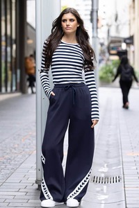 Charlo: Lisa Track Pant Heart Navy