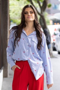 Charlo: Katie Shirt Stripe Blue White