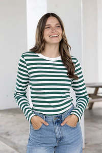 Charlo: Opal Top Green & White