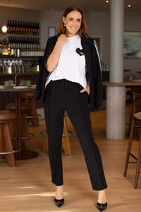 Amaya: Holly Narrow Pant Black