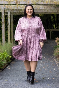 Stella Royal Plus Size Clothing: Kenny Dress Snake