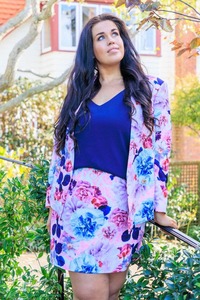 Stella Royal Plus Size Clothing: Mindy Short Skirt