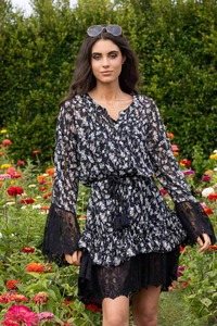 Dresses: Grace Dress Black Floral