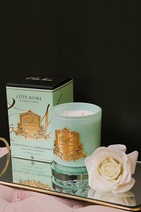 Accessories: Cote Noire Limited Edition Candle Jade Vessel Persian Lime & Tangerine 450g