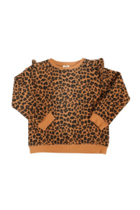 Alaska Basics: Willow Sweater Brown Leopard