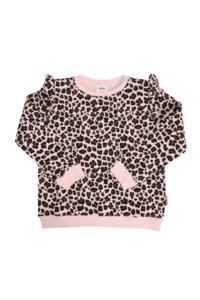 Alaska Basics: Willow Sweater Pink Leopard