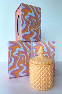 Candles: Small Orange Salted Caramel & Vanilla Candle