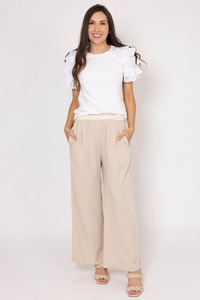 Sale Bottoms: Ashlee Pant Beige