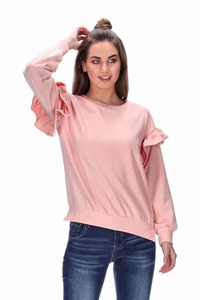 Alaska Basics Womens Sweaters Hoodies: Emily Sweater Peach