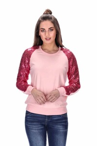 Alaska Basics Womens Sweaters Hoodies: Frankie Sweater Pink