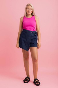 2 For 249: Natalia Skort Dark Blue Denim